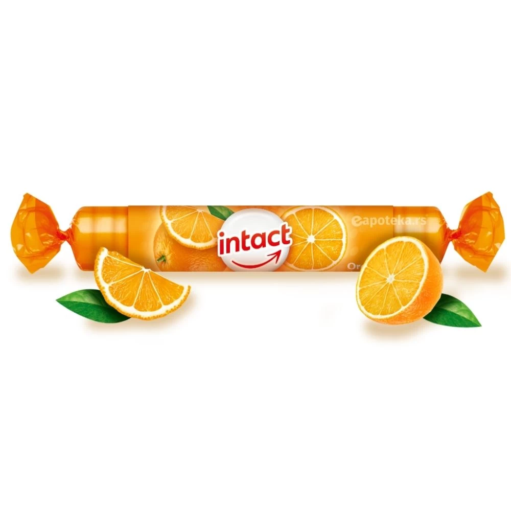 Intact Tablete Dekstroze sa Ukusom Narandže 17 Komprimata