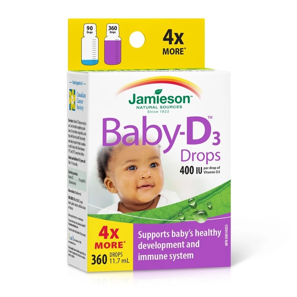 Jamieson™ Baby D Vitamin 400 IU 11,7 mL, eApoteka