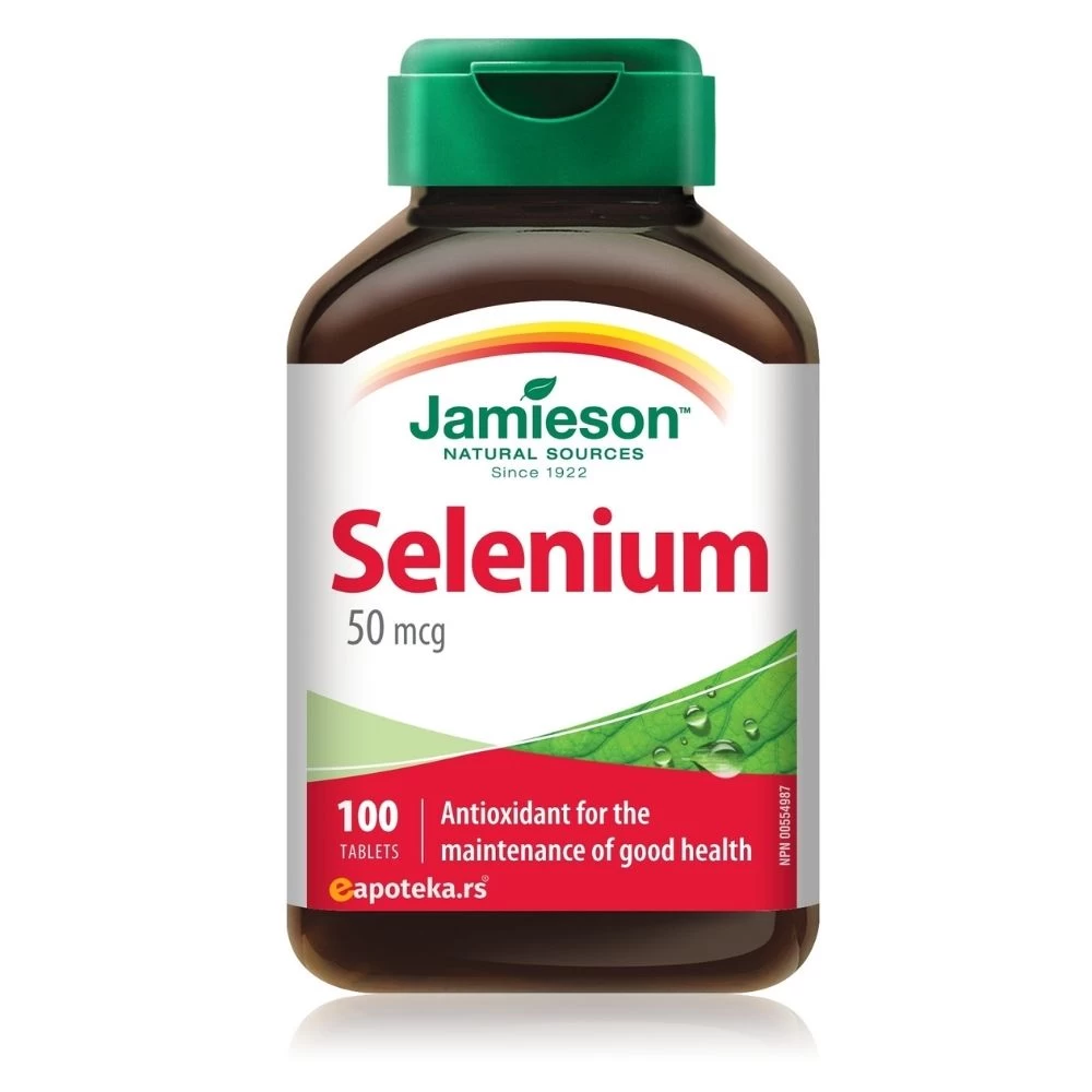 Jamieson™ Selenium 50 mcg 100 Tableta