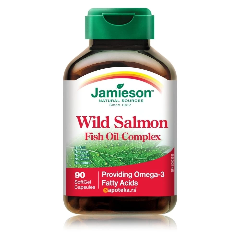 Jamieson™ Wild Salmon Fish Oils Losos 90 Kapsula