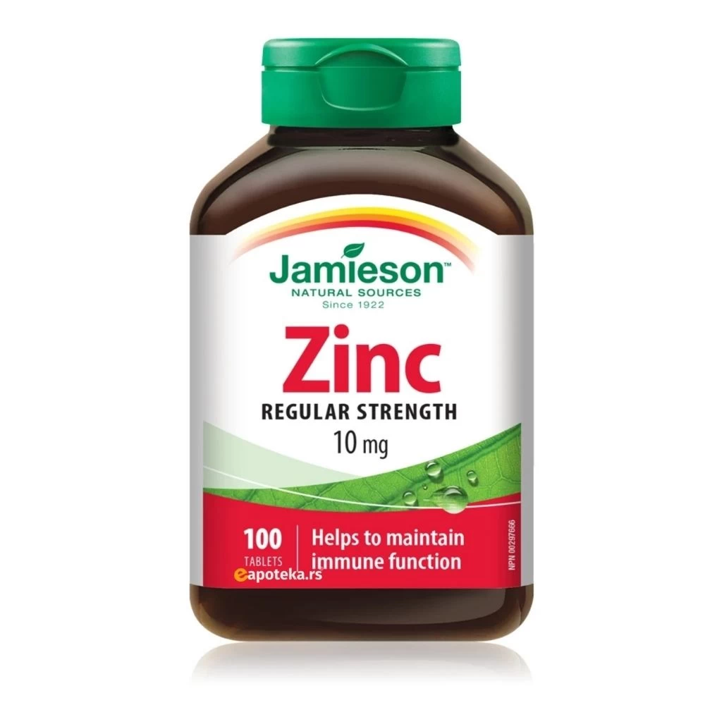 Jamieson™ Zinc 10 mg Cink Visoko Apsorbujući 100 Tableta