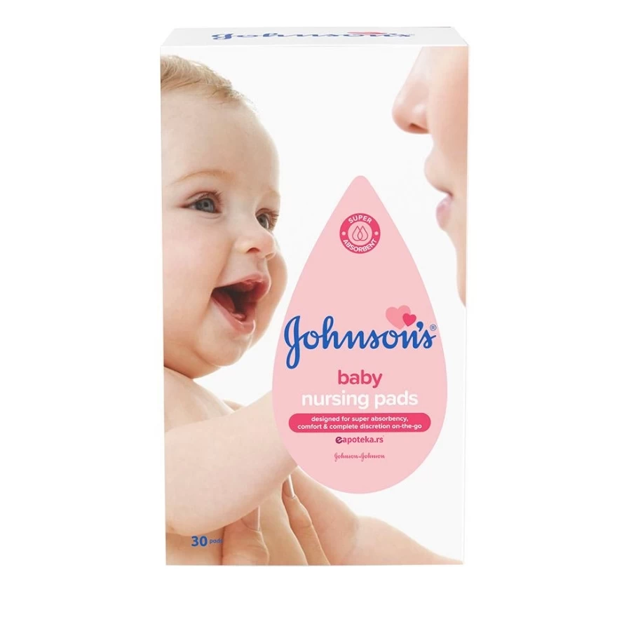 Johnson's® Baby Nursing Pads Jastučići  Ulošci za Grudi 30 Komada
