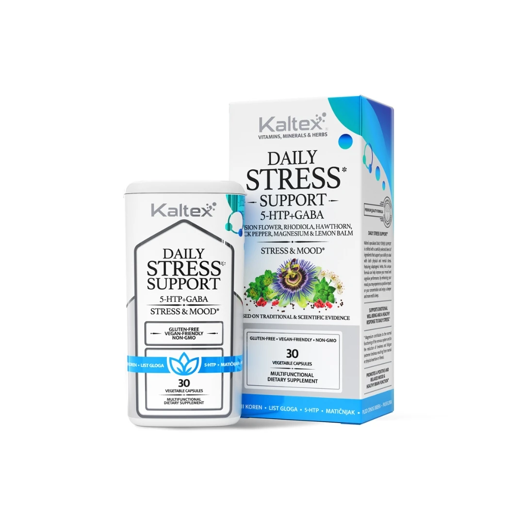Kaltex Daily STRESS Support 5-HTP i GABA 30 Kapsula protiv Stresa i Napetosti