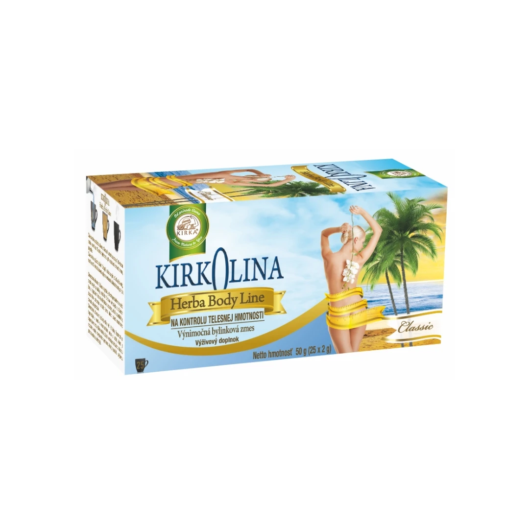 Kirkolina® Čaj Herba Body Line Za Kontrolu Telesne Mase 50 g