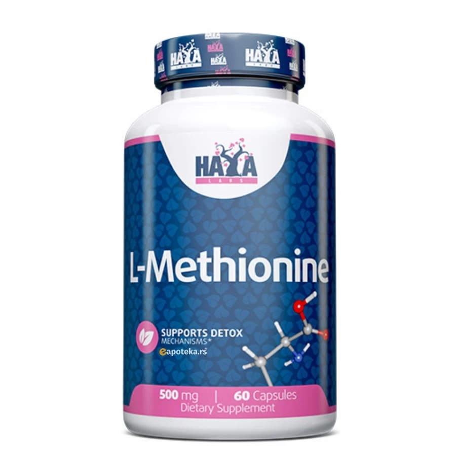 Haya L-Methionine 500 mg 50 Kapsula