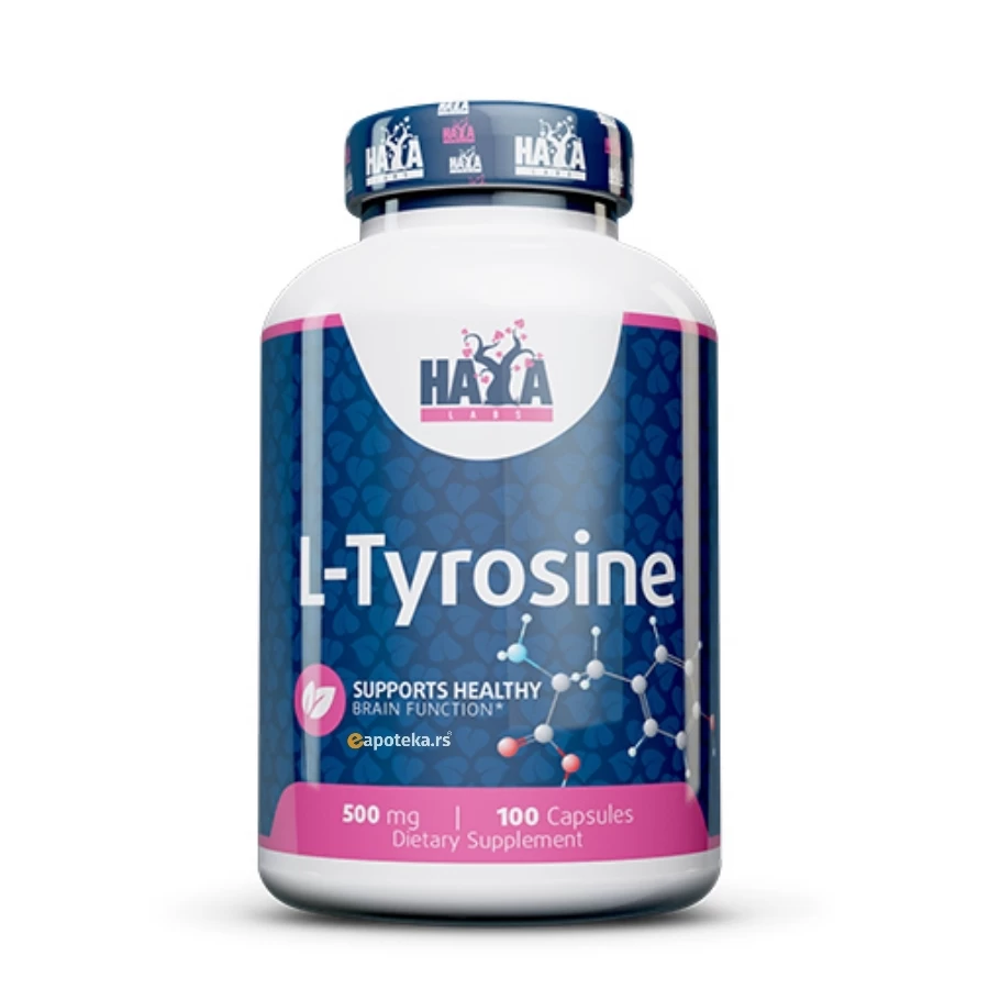 HAYA L-Tyrosine 500 mg 100 Kapsula