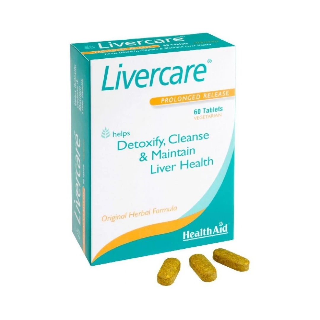 Livercare® za Detoksikaciju, Čišćenje i  Zdravlje Jetre 60 Tableta