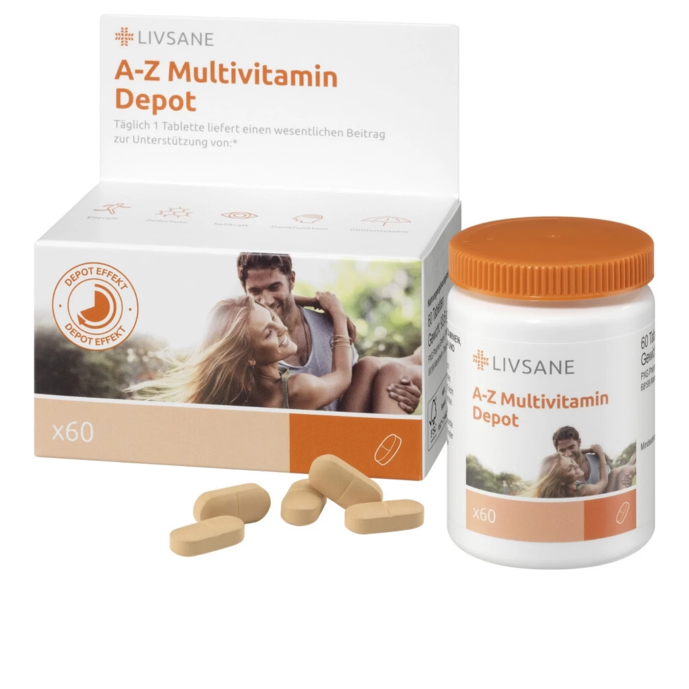 LIVSANE A-Z Multivitamin Depot 60 Tableta