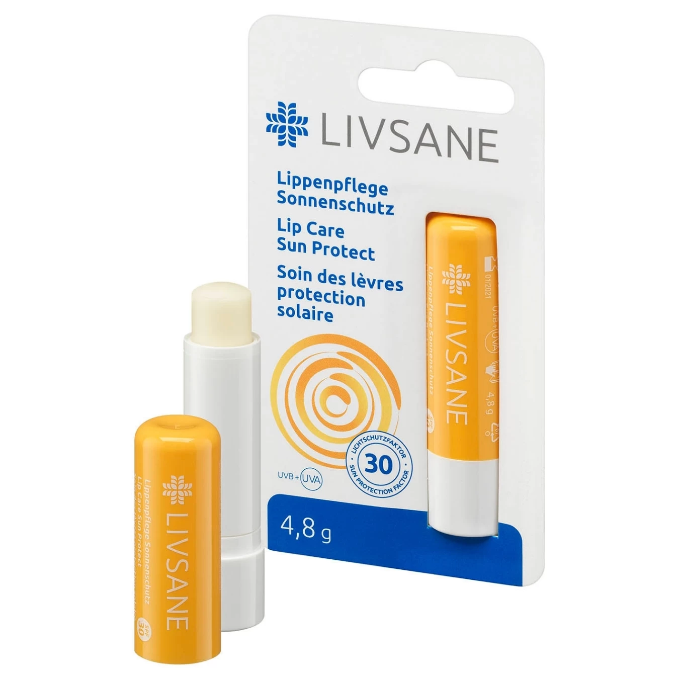 LIVSANE Balzam za Usne SPF 30 Sun Protect  4,8 g