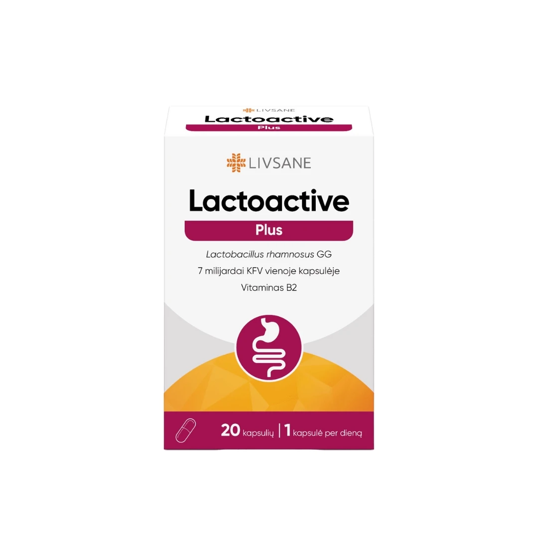 LIVSANE Lactoactive Plus sa Vitaminom B2 10 Kapsula