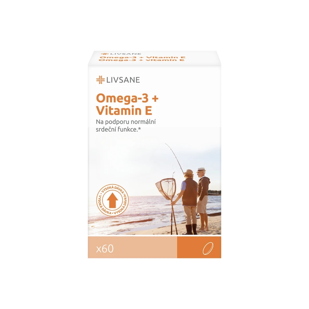 LIVSANE Omega 3 + Vitamin E 60 Kapsula, | eApoteka