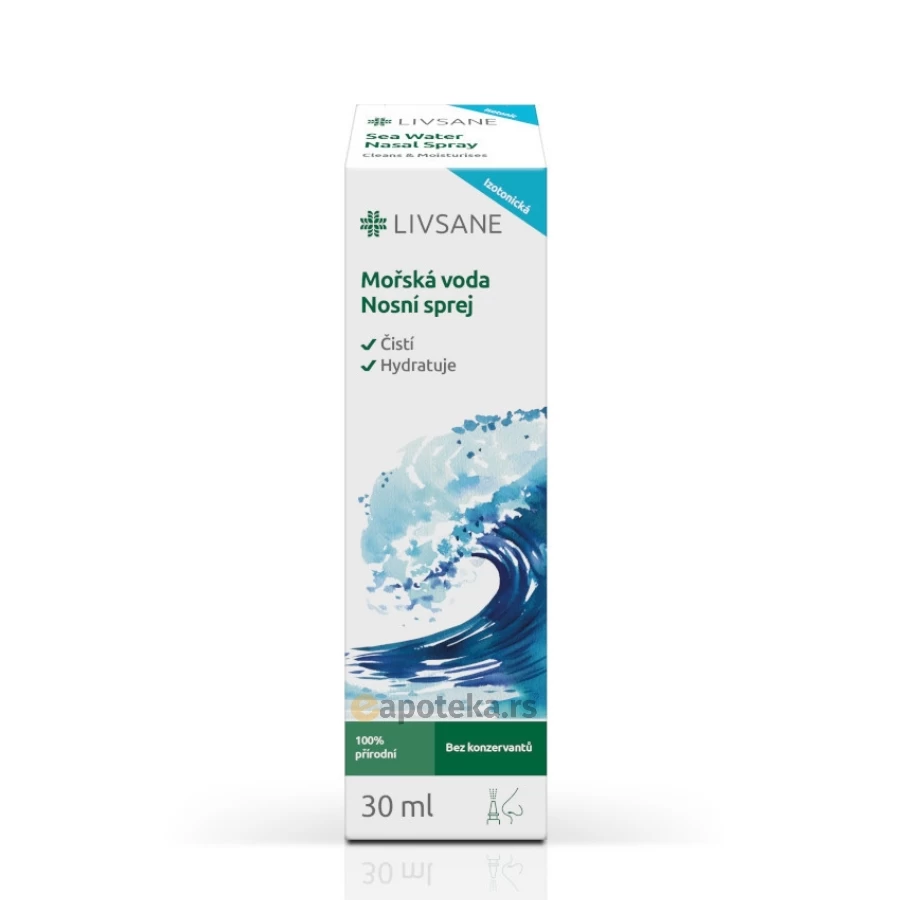 LIVSANE Sea Eater Nasal Spray - Morska Voda za Nos u Spreju 30 mL