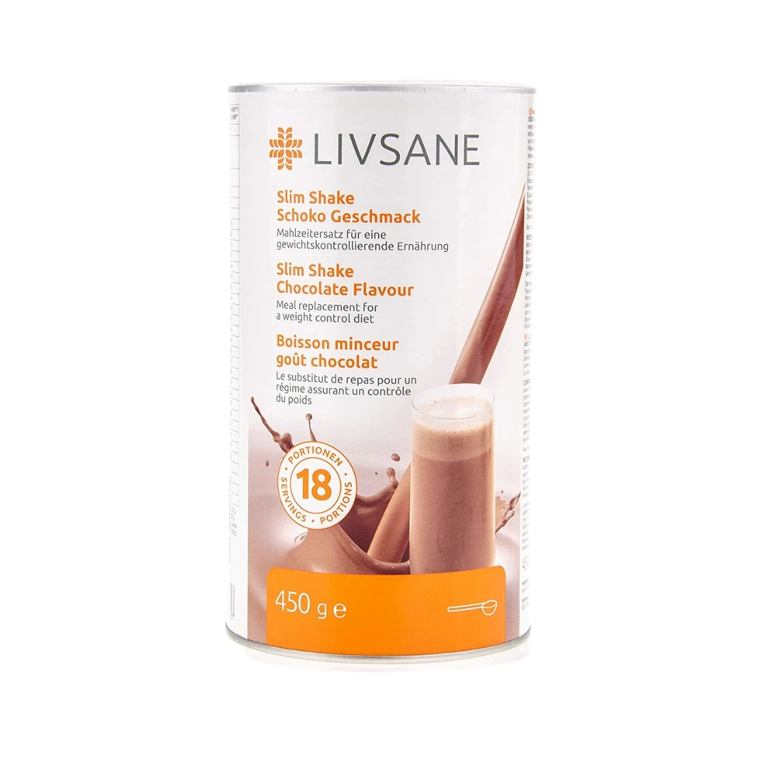 LIVSANE Slim Shake sa Ukusom Čokolade - Zamena za Obrok 450 g