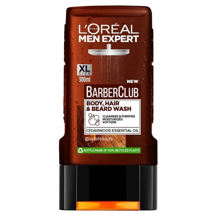 L'Oréal Men Expert Barber Club Gel za Telo, Kosu i Bradu 300 mL