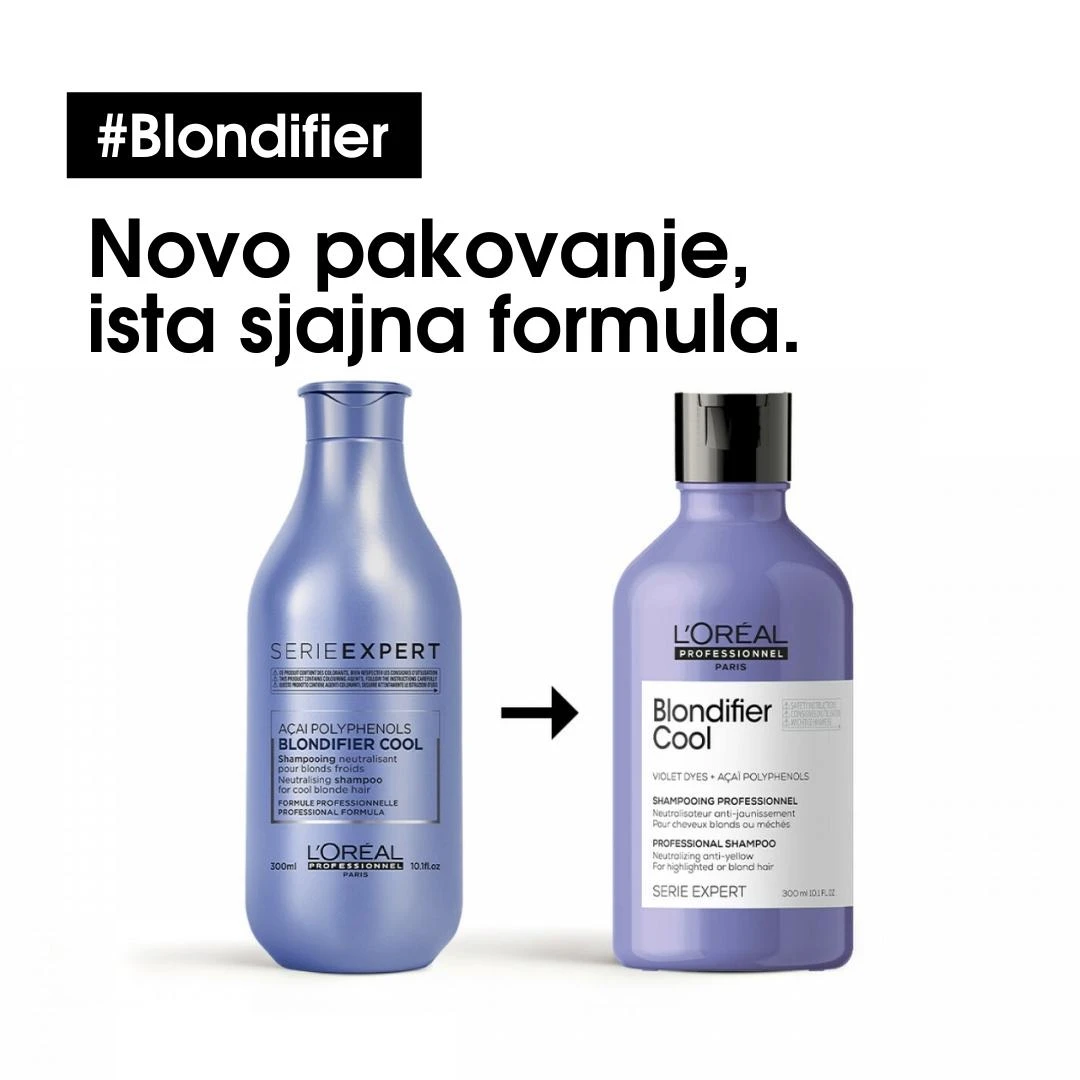 LOREAL Professionnel SERIE EXPERT Blondifier COLL Šampon za Neutralizaciju Žutih Tonova 300 mL