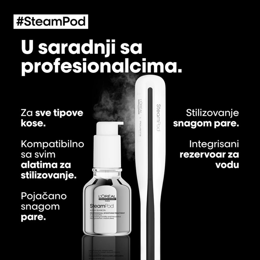 L’Oréal Professionnel SteamPod Tretman za Zaglađivanje i Zaštitu Kose od Toplote 50 mL