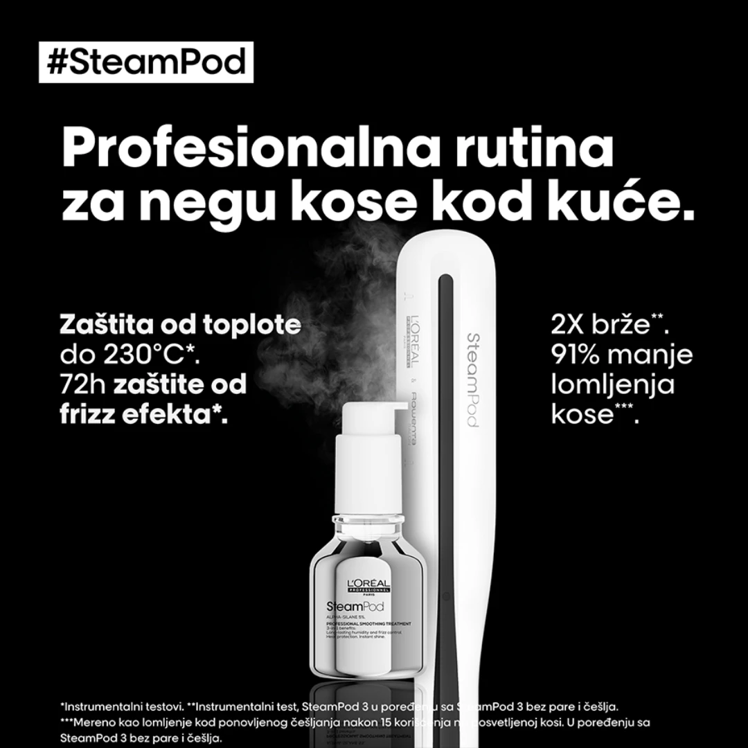 L’Oréal Professionnel SteamPod Tretman za Zaglađivanje i Zaštitu Kose od Toplote 50 mL