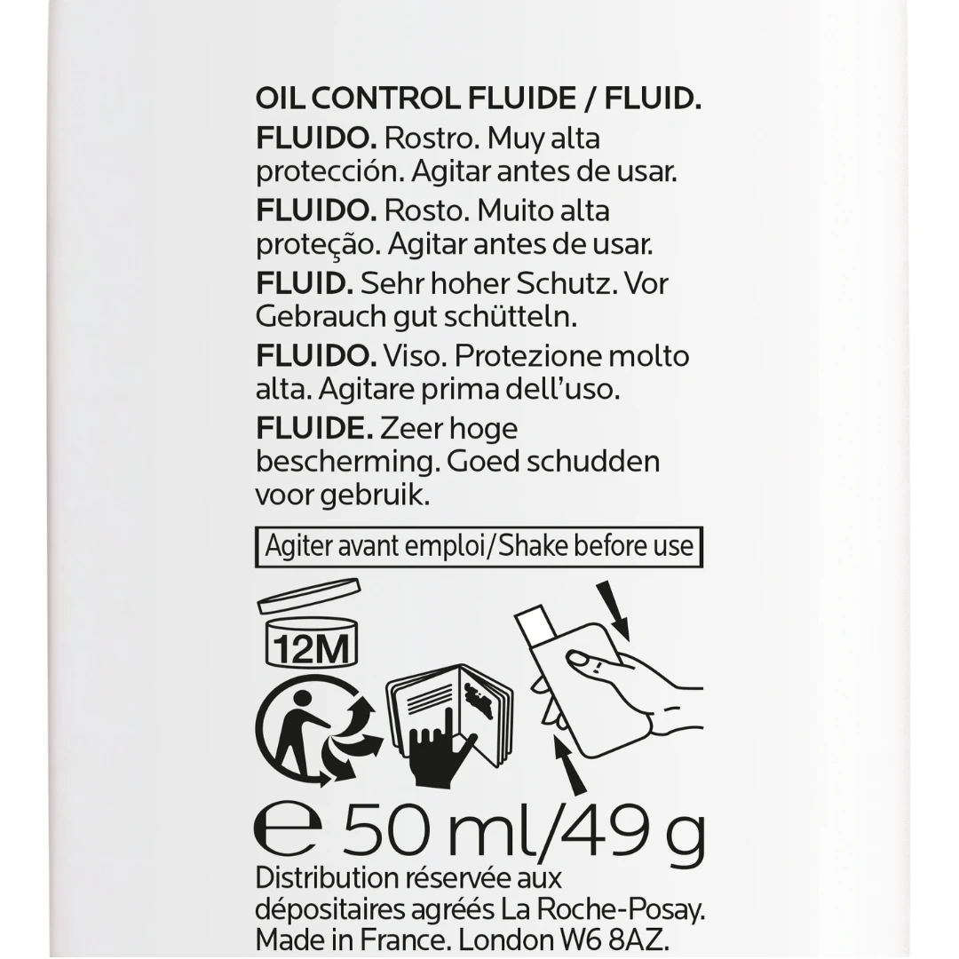 La Roche Posay ANTHELIOS UVMUNE 400 SPF50+ Oil Control Fluid za Masnu Kožu 50 mL