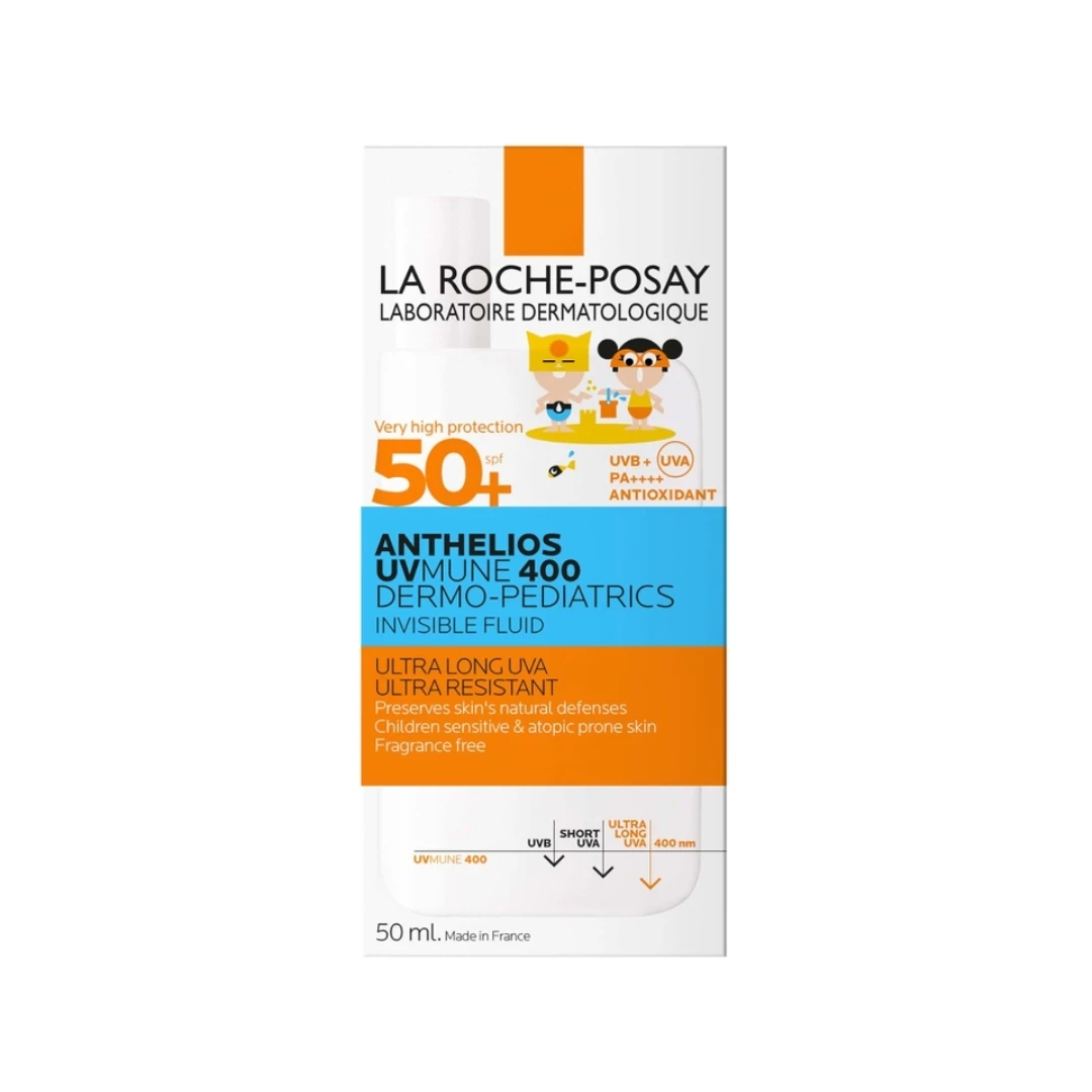 La Roche Posay ANTHELIOS UVMUNE DERMO PEDIATRICS SPF50 Fluid za Zaštitu Dečije Kože od Sunca 50 mL 