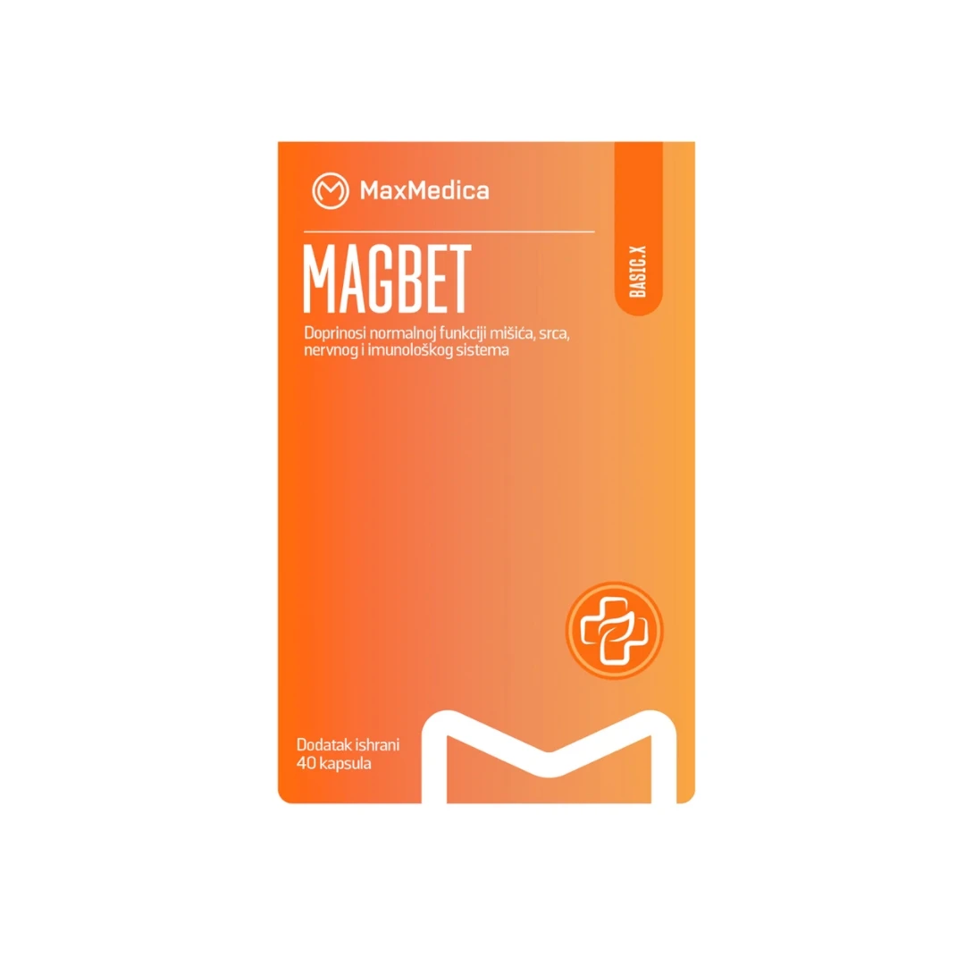MaxMedica Magbet Vitamini za Energiju i Koncentraciju 40 Kapsula