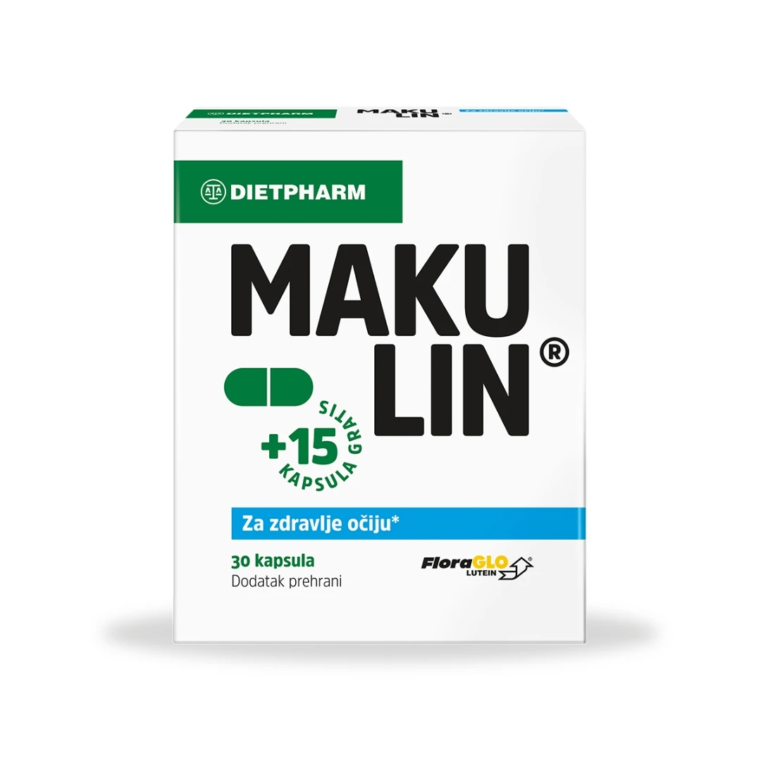 DIETPHARM Makulin® 30 Kapsula sa Luteinom i Zeaksantinom