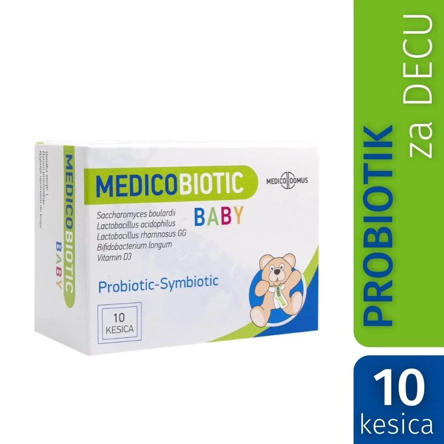MedicoDomus Medicobiotic Baby 10 Kesica; Probiotik za Bebe