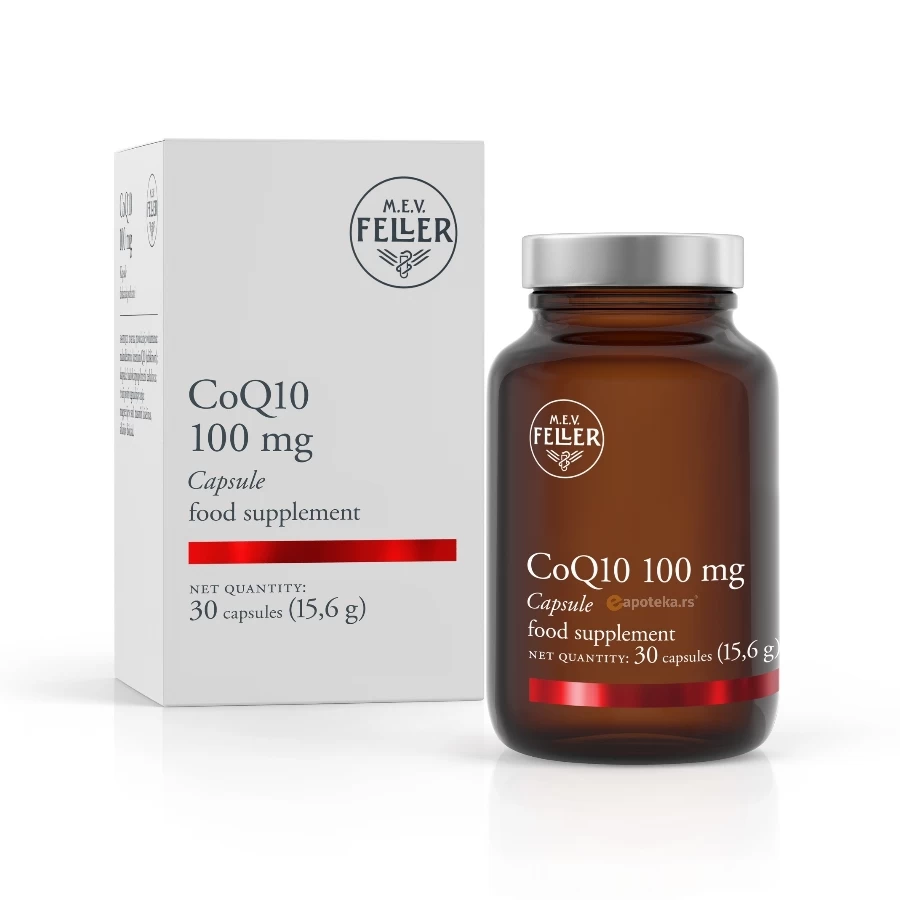 M.E.V. FELLER Co Q10 Koenzim Q10 100 mg - 30 Kapsula