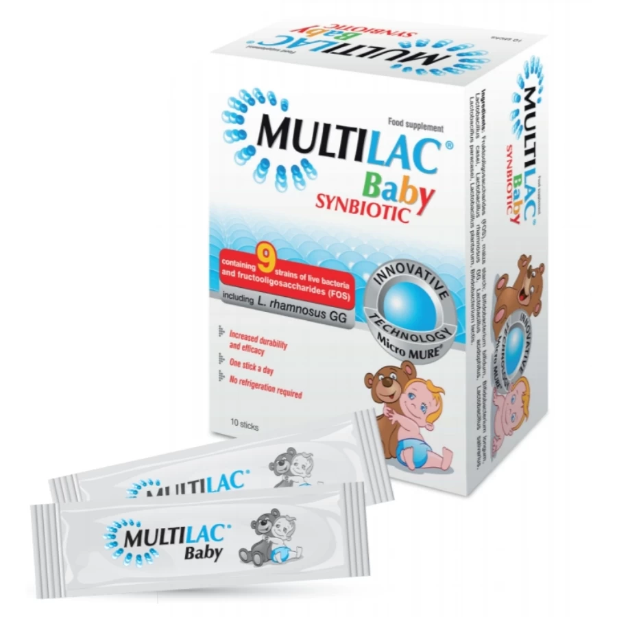 MULTILAC® Baby Sinbiotik 10 Kesica Probiotika za Decu