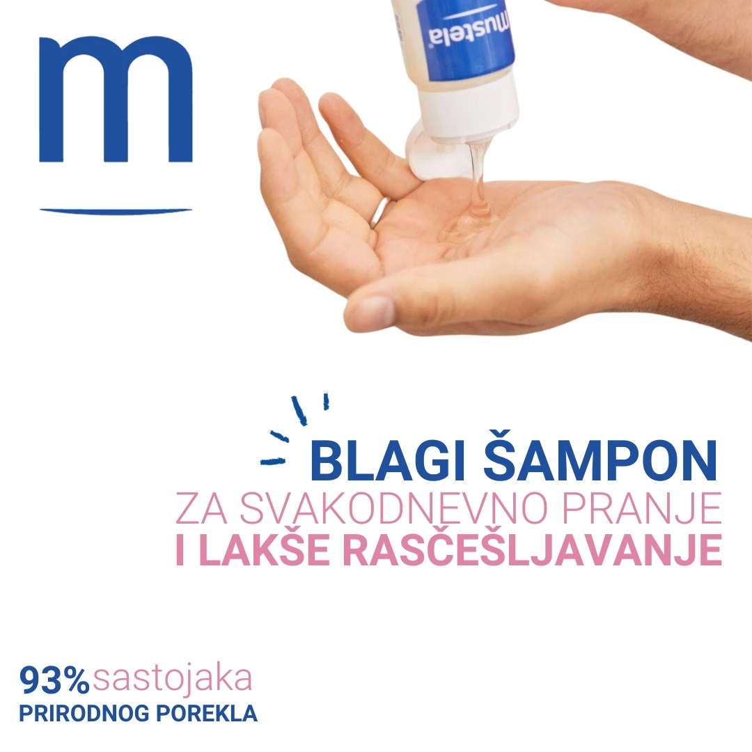 Mustela® Blagi Šampon bez Suza 200 mL