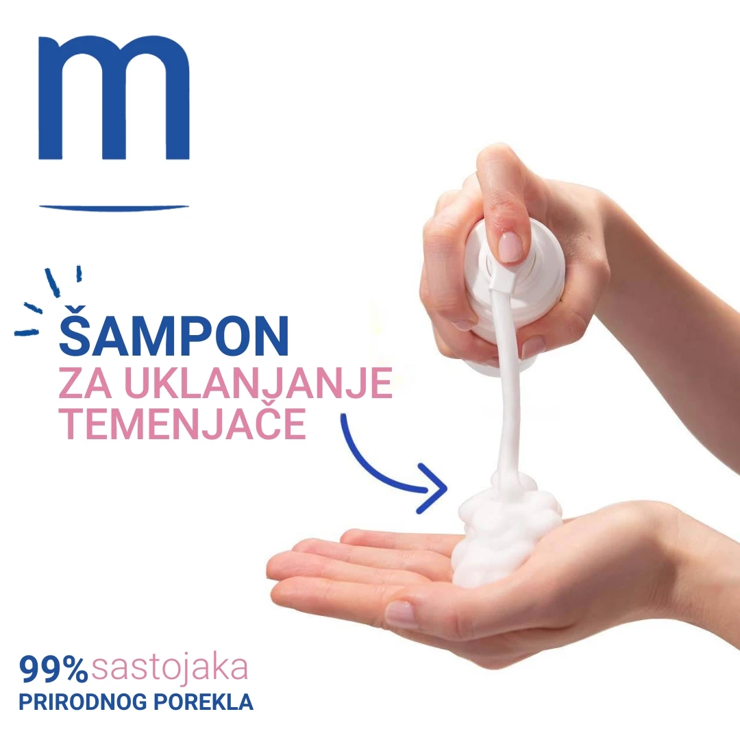 Mustela® Pena Šampon Protiv Temenjače za Bebe 150 mL