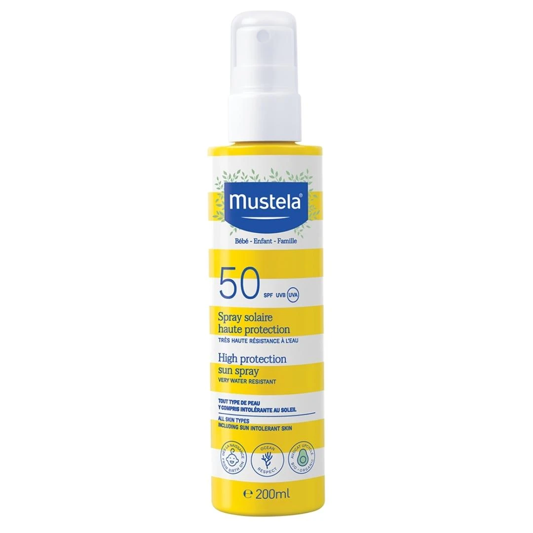 Mustela® SUN Sprej sa Visokom UV Zaštitom SPF50+ 200 mL