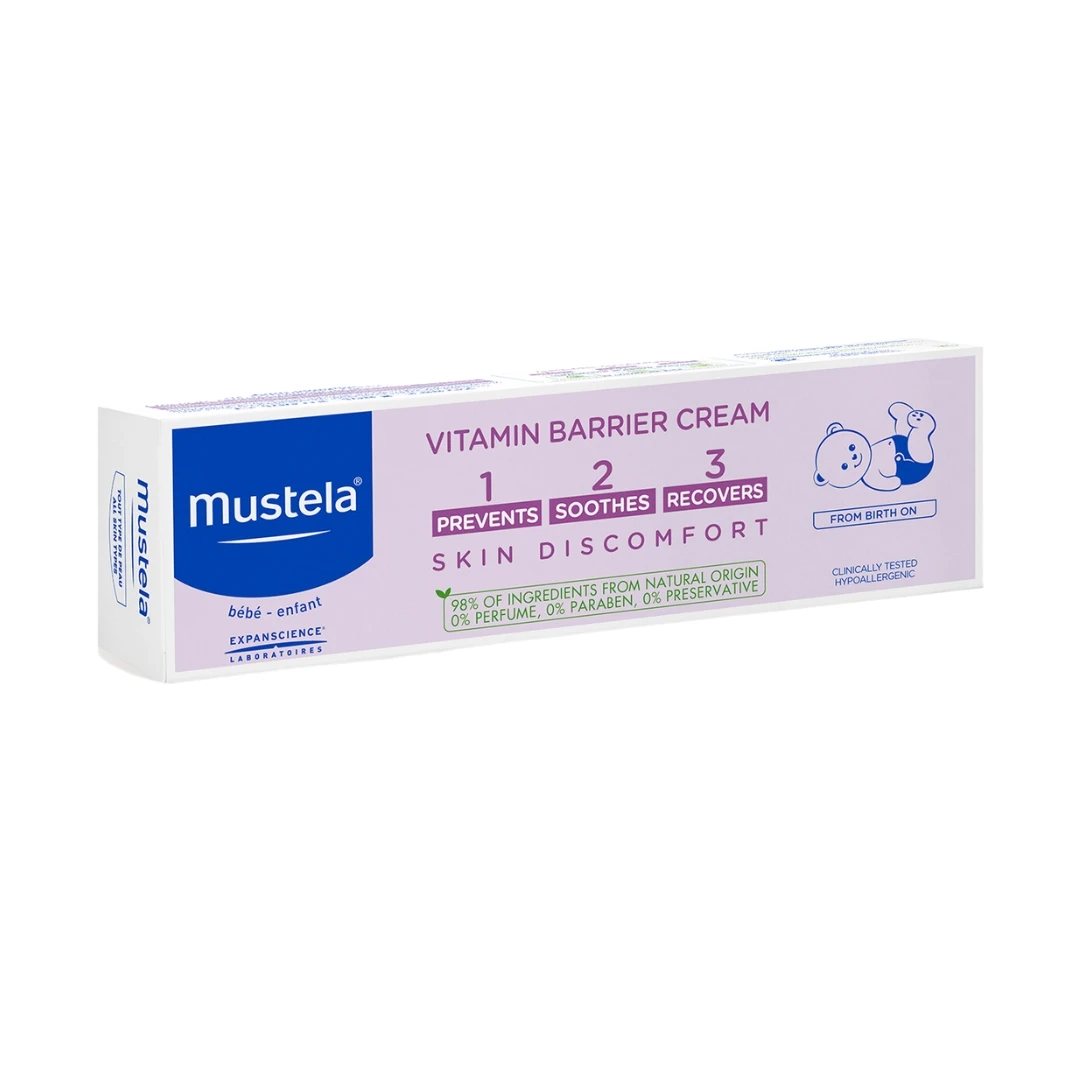 Mustela® Zaštitna Vitaminska Krema 1 2 3 za Pelensku Regiju 100 mL