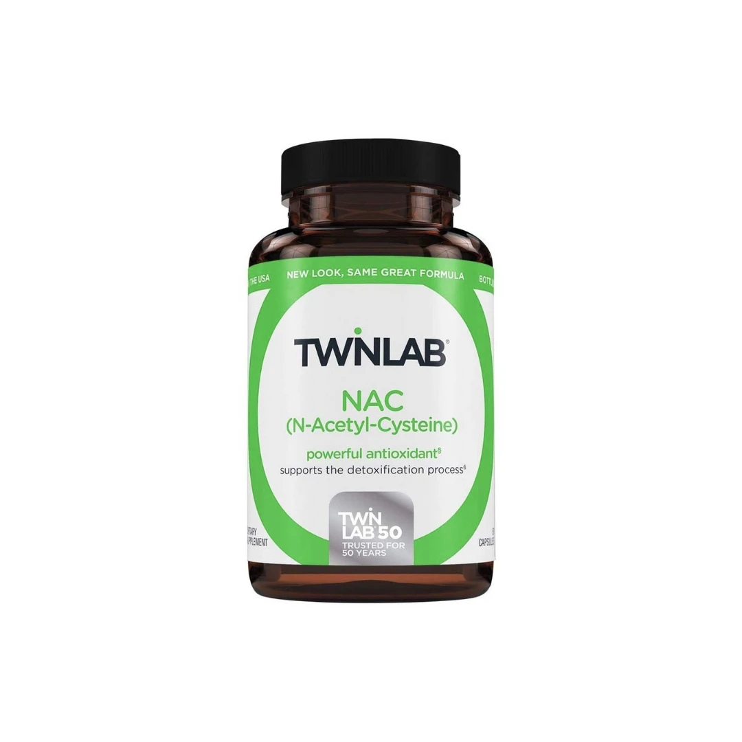 TWINLAB NAC N-Acetyl-Cysteine 60 Kapsula