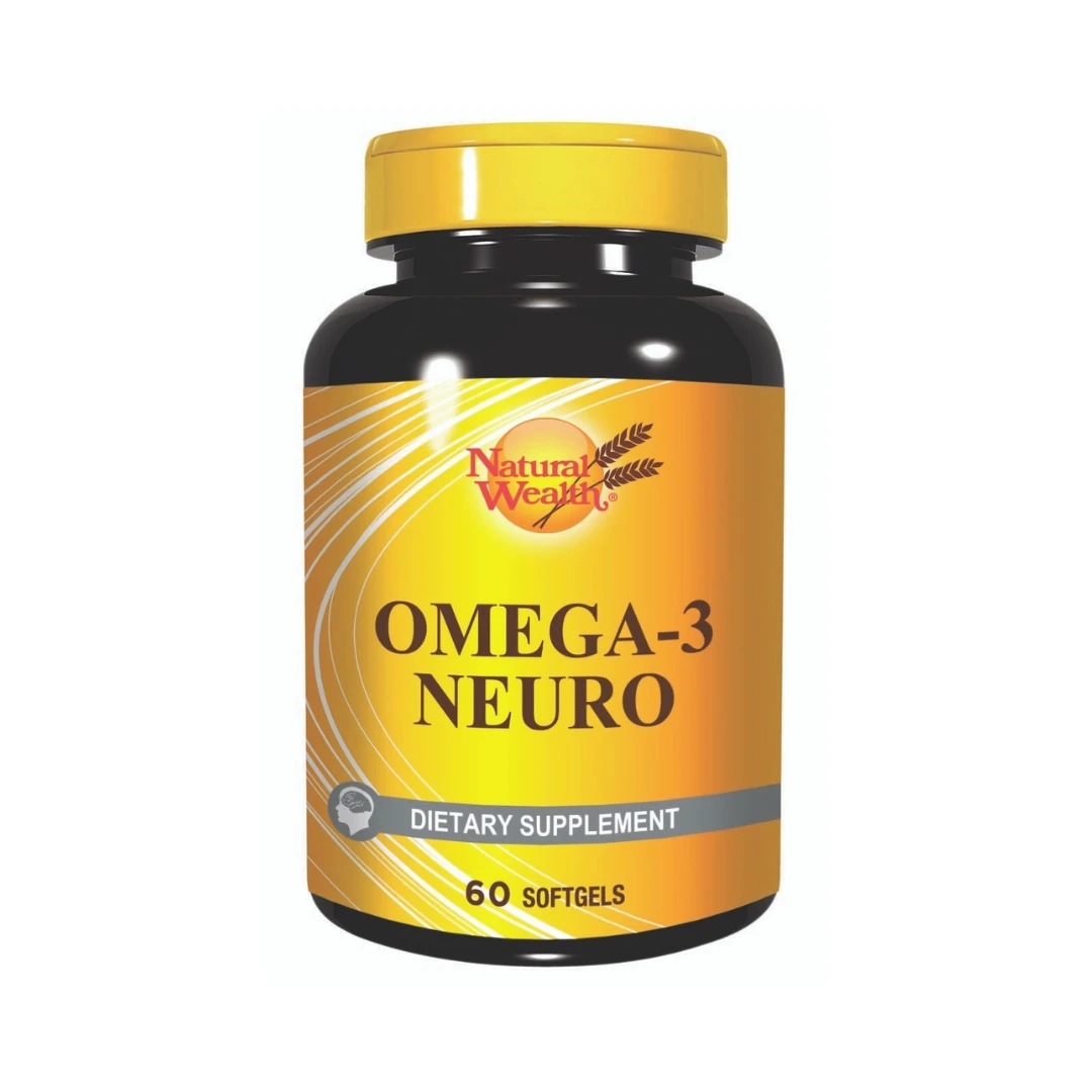 Natural Wealth® Omega 3 NEURO 1000 mg 60 Kapsula