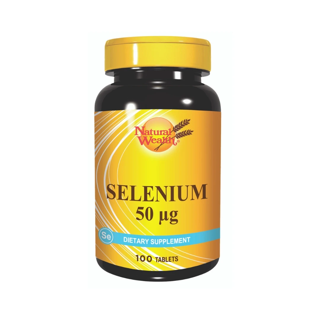 Natural Wealth® Selenium 50 mcg Selen 100 Tableta