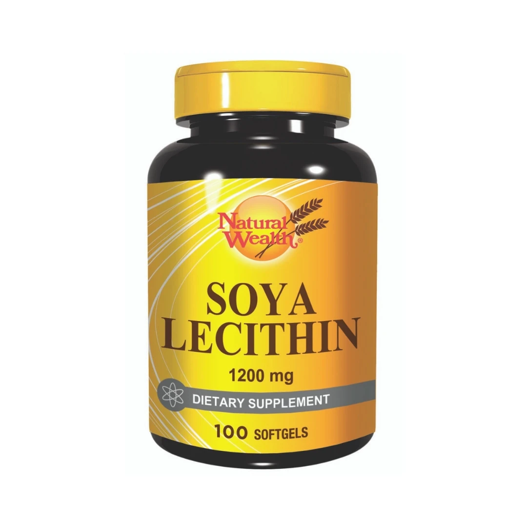 Natural Wealth® Soya Lecithin 1200 mg - Soja Lecitin 100 Kapsula