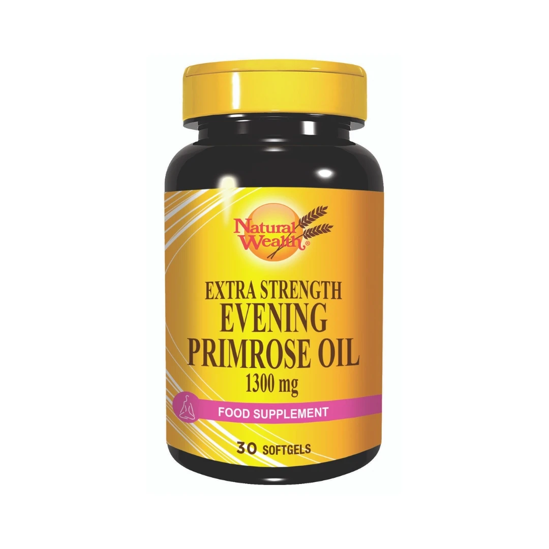 Natural Wealth® Evening Primrose Oil Ulje Noćurka 1300 mg - 30 Kapsula