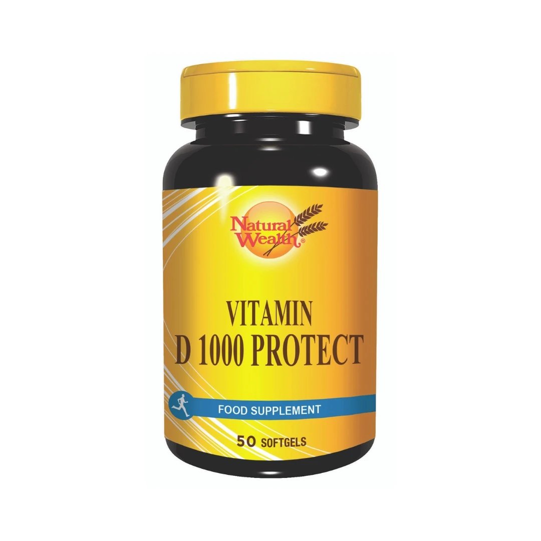 Natural Wealth® Vitamin D 1000 Protect 50 Kapsula