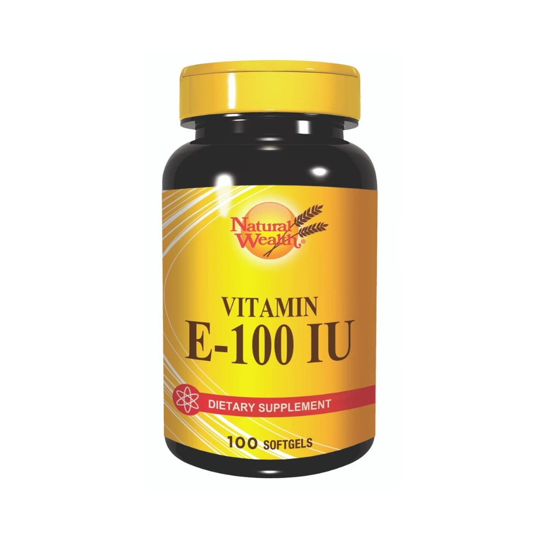 Natural Wealth® Vitamin E 100 IU  100 Kapsula Tokoferol