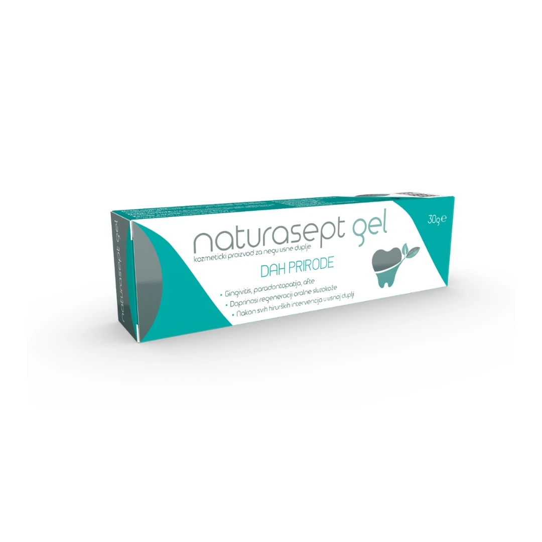 naturalab® Naturasept Gel za Desni 30 mL; kod Gingivitisa i Paradontopatije i za Regeneraciju Oralne Sluzokože