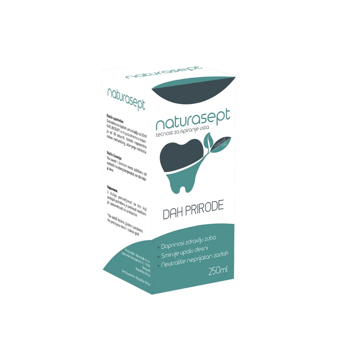 naturalab® Naturasept Tečnost za Ispiranje Usta 250 mL