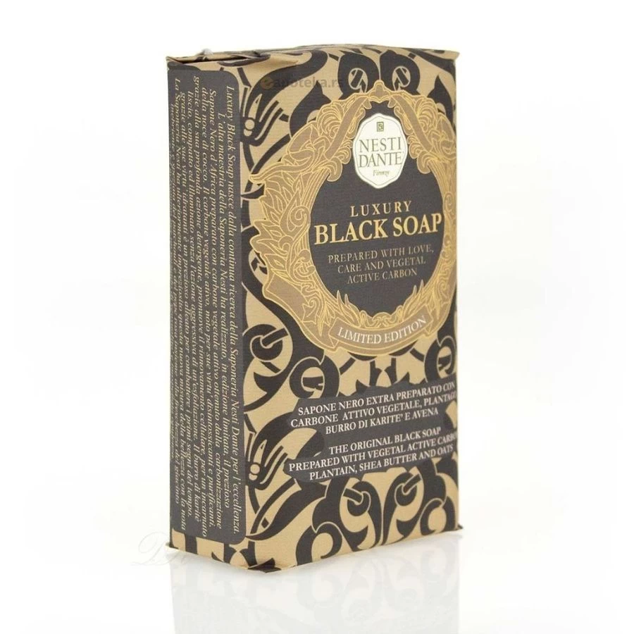 Nesti Dante Luksuzni Sapun Crni - Black Soap 250 g