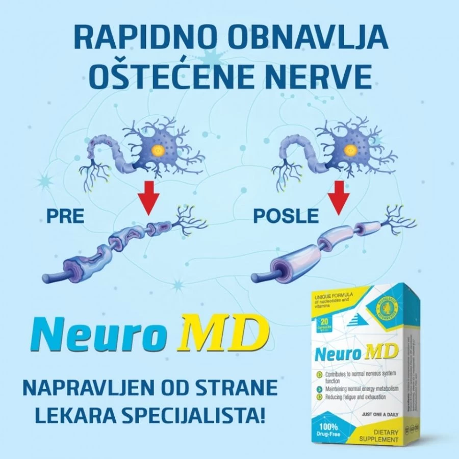 Neuro MD 20 Kapsula; Neuroprotektor; Polineuropatije