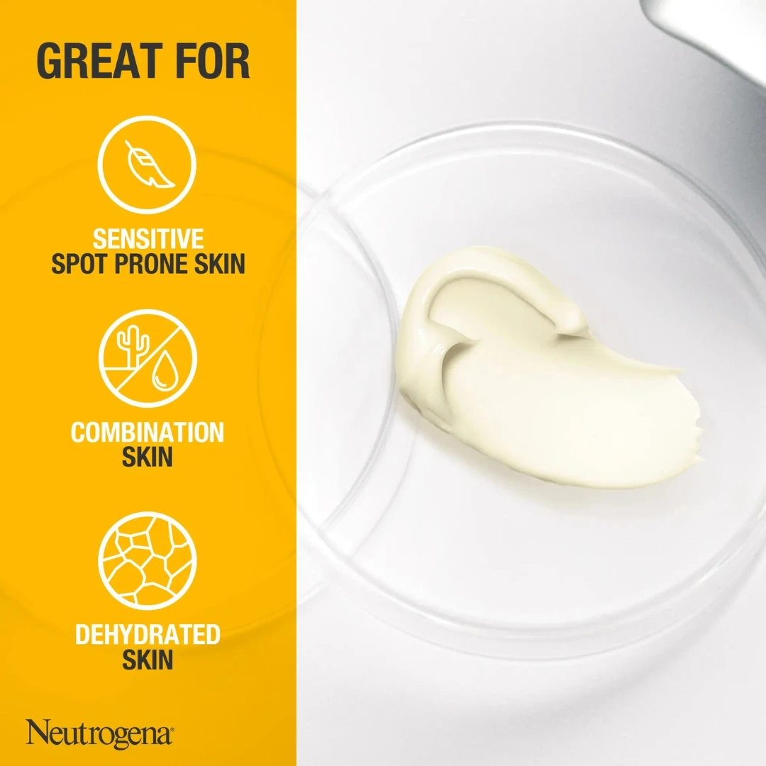 Neutrogena® Clear & Smoothe Hidratantna Krema za Lice sa Kurkumom 50 mL