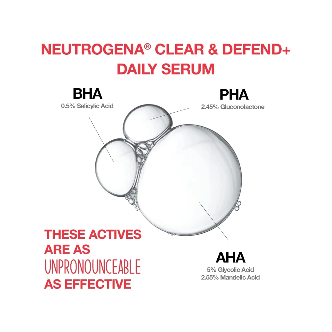 Neutrogena® Clear&Defend + Dnevni Serum za Lice 30 mL