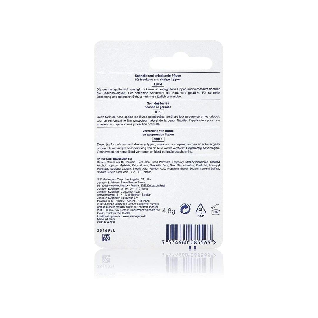 Neutrogena® Stik Balzam za Negu USana SPF4 4,8 g
