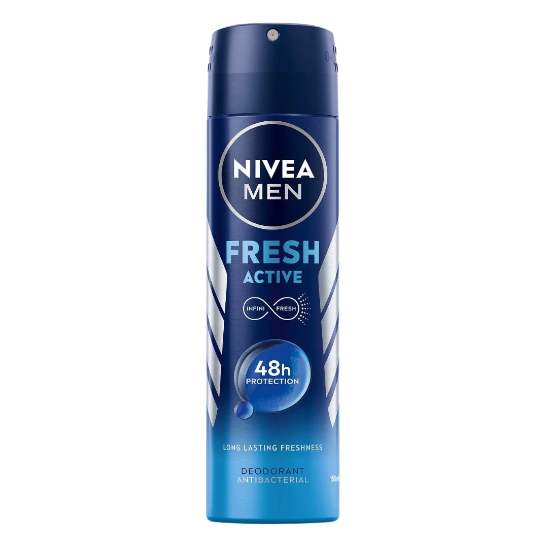NIVEA MEN Deo Sprej Fresh Active Dezodorans 150 mL