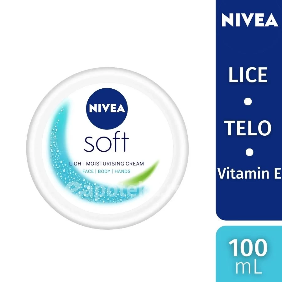 NIVEA Soft Krema 100 mL; Univerzalna Krema; sa Vitaminom E