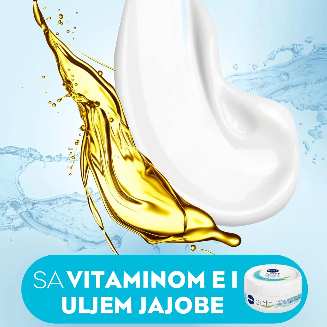 NIVEA Soft Krema 50 mL; Univerzalna Krema; sa Vitaminom E