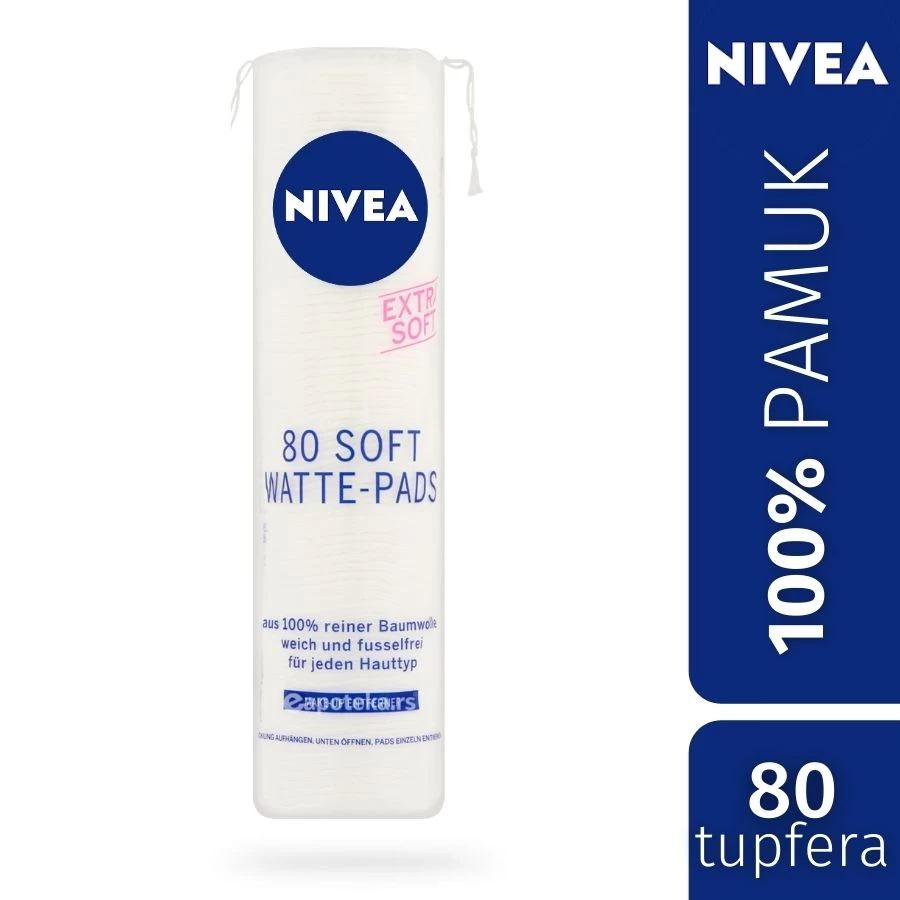 NIVEA Tupferi za Čišćenje Lica i Skidanje Šminke 80 Blazinica